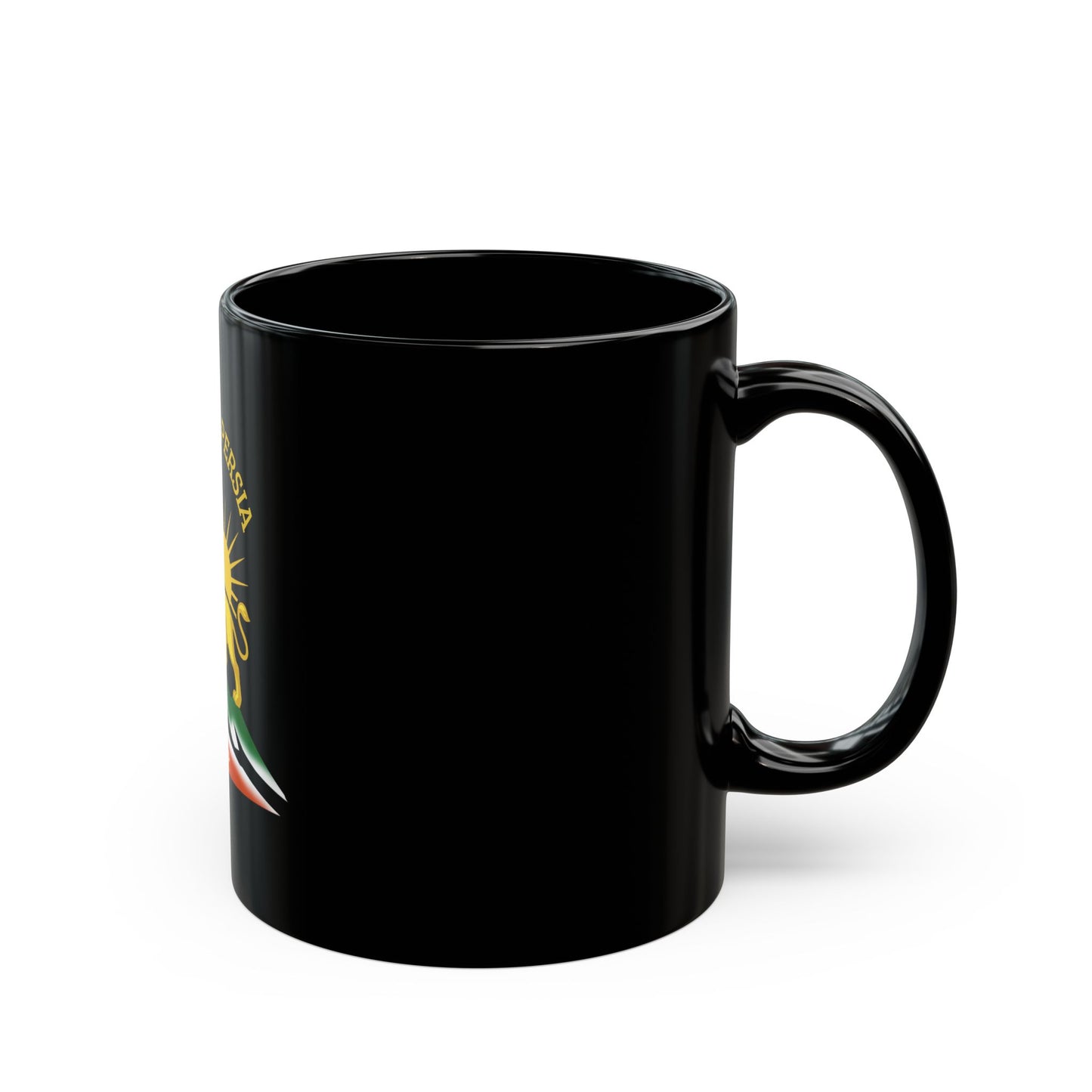 Persian Legacy Mug - Black Coffee Cup for Tea Lovers, Gift for Her, Home Office Decor, Unique Collectible, Persian Culture