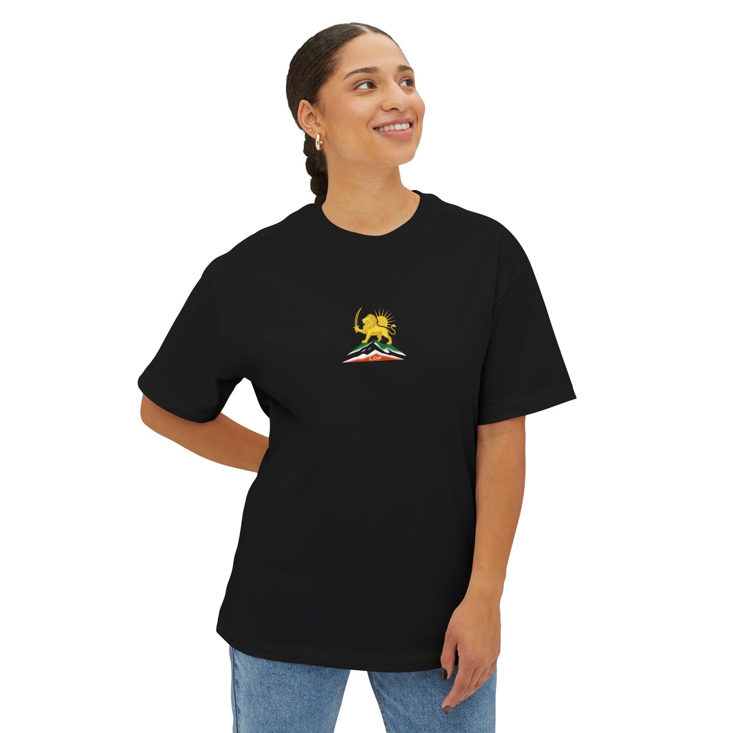 Chic Floral Oversized Tee | Unisex Casual Summer Fashion, Gift for Her, Trendy Streetwear, Relaxed Fit Top, Everyday Comfort Apparel