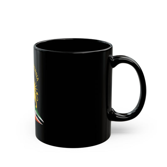Persian Legacy Mug - Black Coffee Cup for Tea Lovers, Gift for Her, Home Office Decor, Unique Collectible, Persian Culture