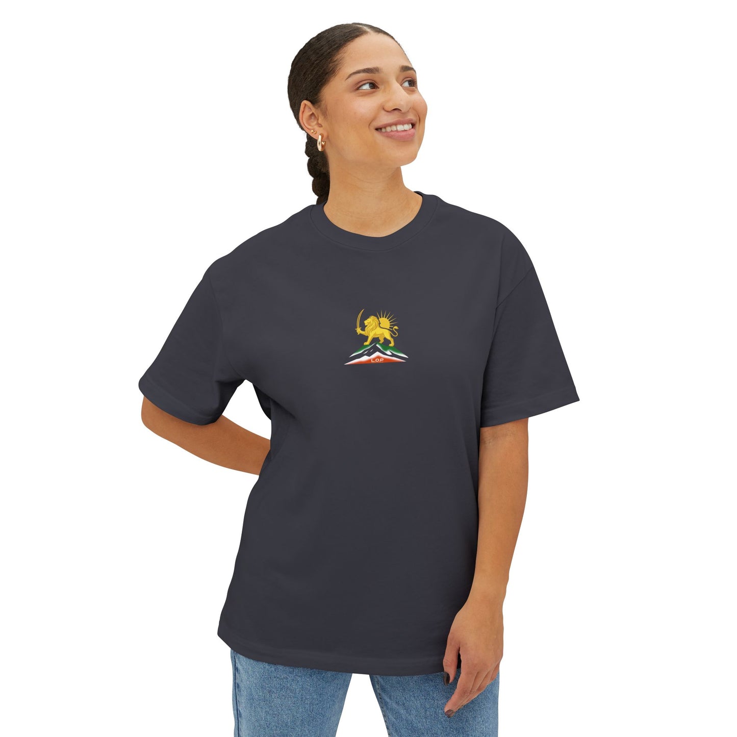 Chic Floral Oversized Tee | Unisex Casual Summer Fashion, Gift for Her, Trendy Streetwear, Relaxed Fit Top, Everyday Comfort Apparel