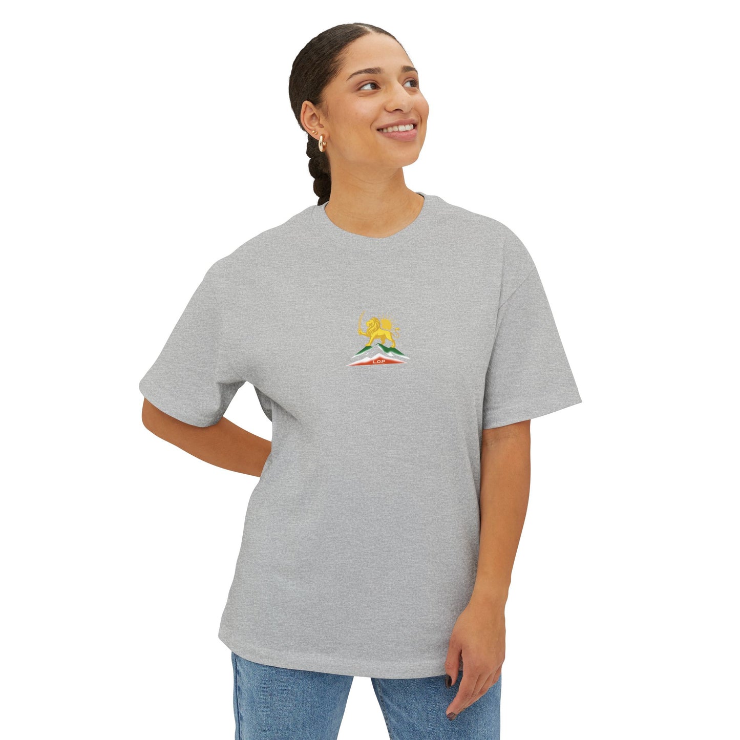 Chic Floral Oversized Tee | Unisex Casual Summer Fashion, Gift for Her, Trendy Streetwear, Relaxed Fit Top, Everyday Comfort Apparel