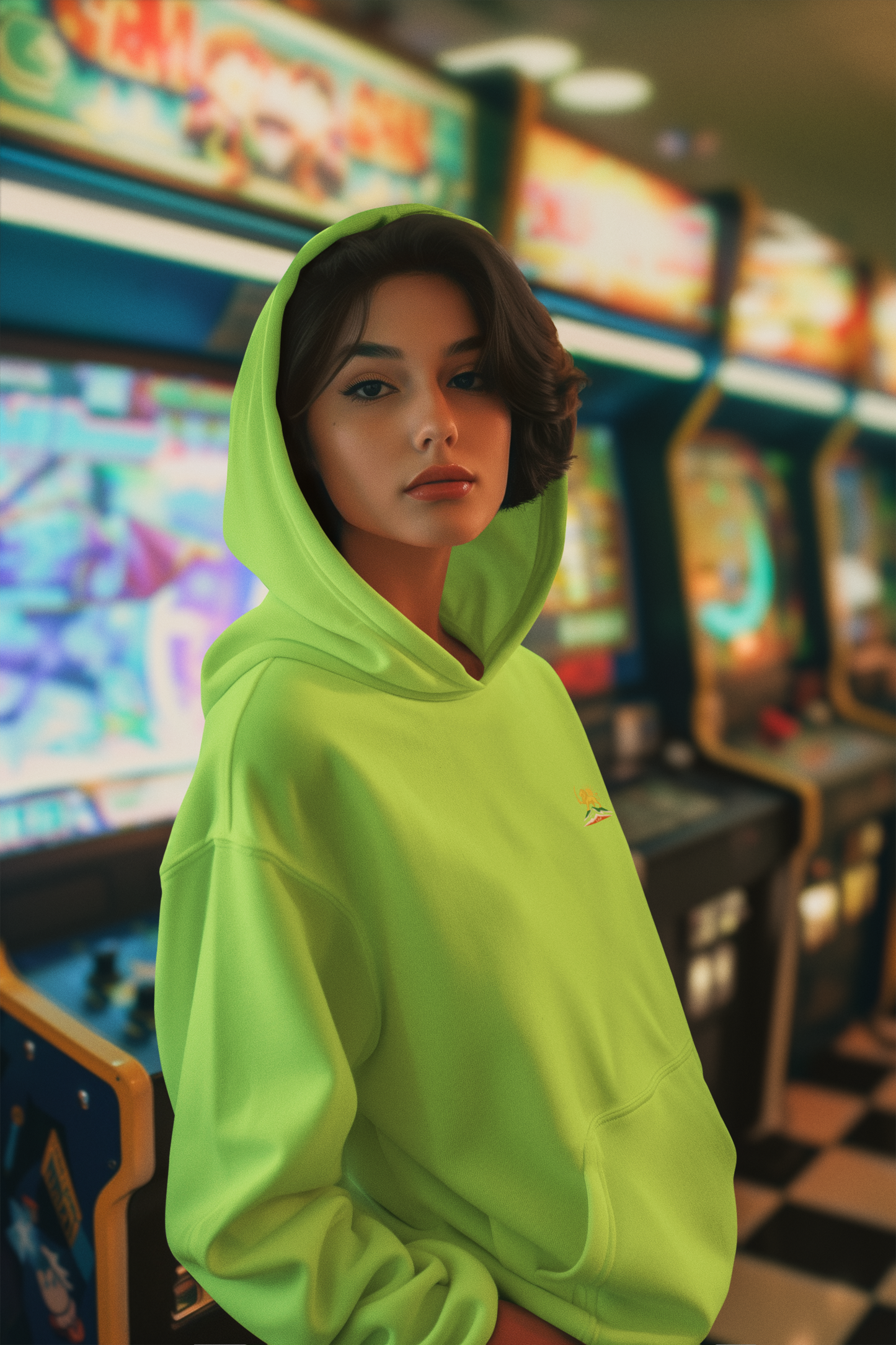 High Visibility Hooded Sweatshirt